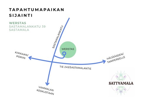 Tapahtumapaikan sijainti